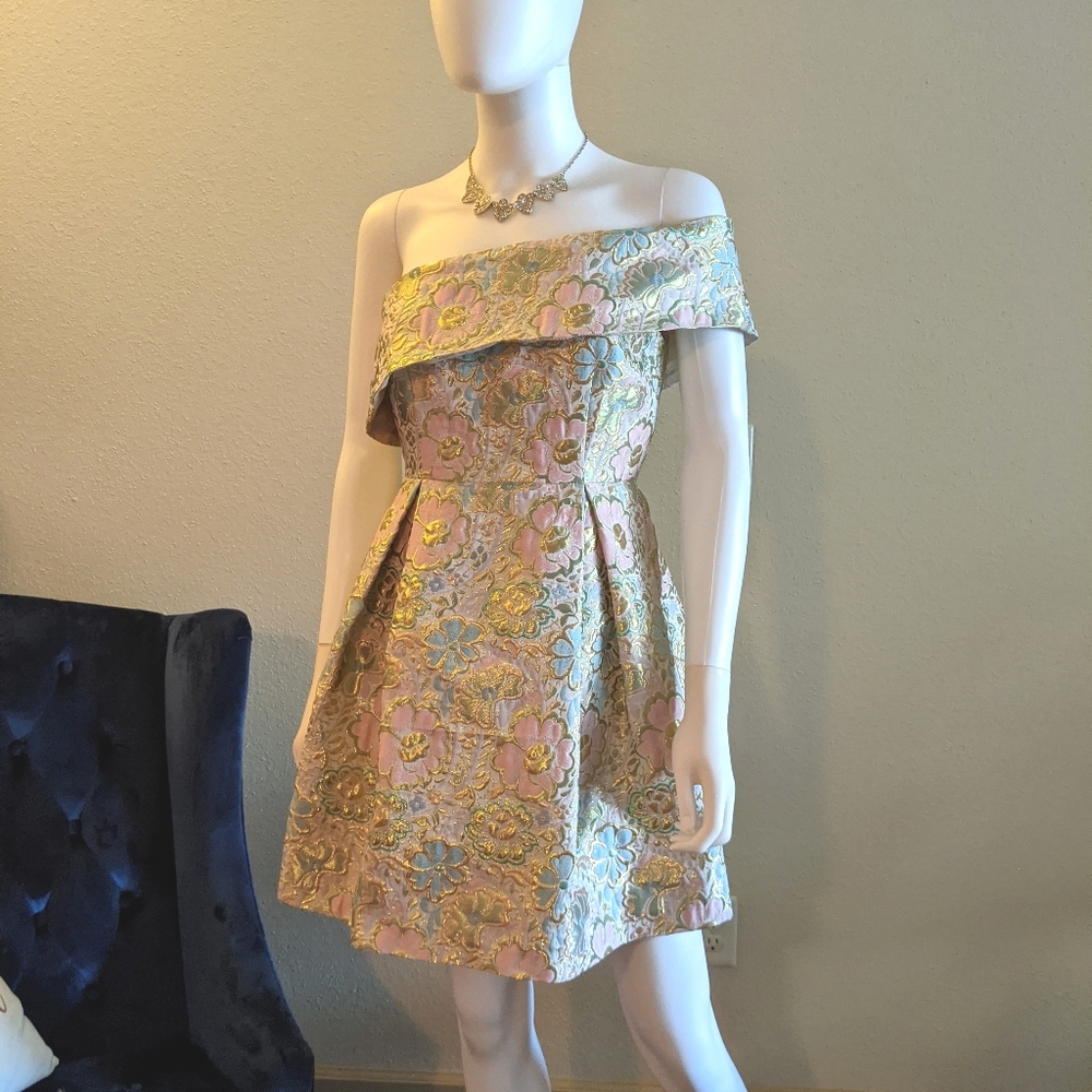 TOPSHOP Off shoulder dress